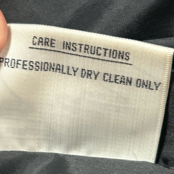 Vintage Black Down Puffer Coat Small - Picture 8 of 9